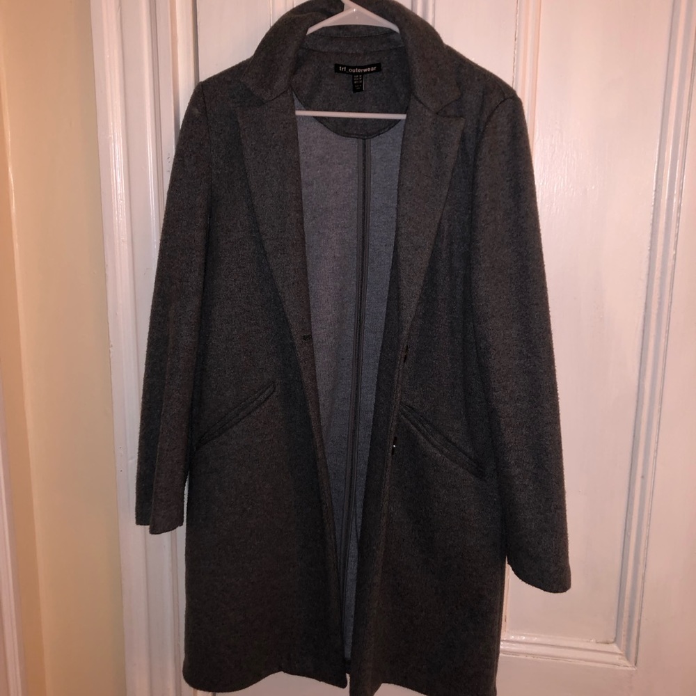 ZARA TRF Outerwear Women Jacket  Size Medium Grey